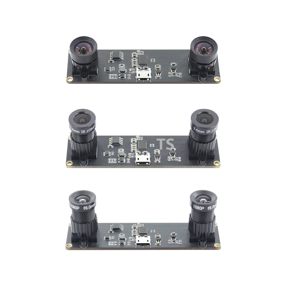 

OV9732 1 megapixel binocular synchronous camera module face recognition depth ranging USB drive-free module HBV-W202011HD