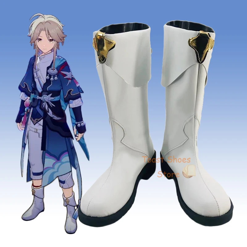 

Honkai Star Rail Yanqing Cosplay Gorgeous Boots Comic Anime Game Role Play for Con Party Halloween Cosplay Costume Prop Shoes