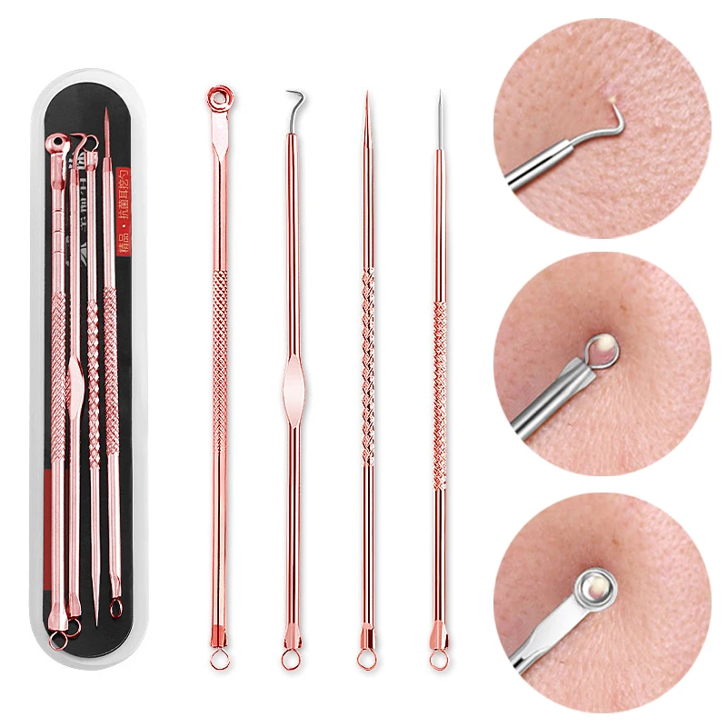 

4 шт., инструменты для удаления чёрных точек на лице