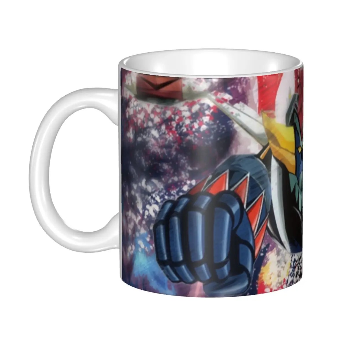 

Cool Goldorak Grendizer Coffee Mugs DIY Personalized Ufo Robot Anime Ceramic Mug Creative Gift