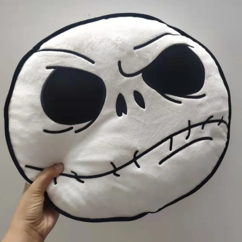 

38cm Halloween Plush The Nightmare Before Christmas Jack Skellington Skeleton Pillow Soft Stuffed Doll Car Toys Children Gift