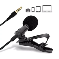 mini portable lavalier microphone 3 5mm hands free cord line omnidirectional microphone for for computer laptop mobile phone