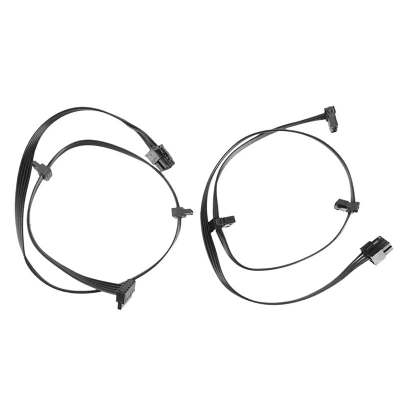 

Pcie 8 Pin 1 To 3 IDE Cable And 8 Pin 1 To 3 SATA Cable For Cougar CMX1200 CMX1000 CMX800 CMX700 CMX550 50CM+15CM+15CM