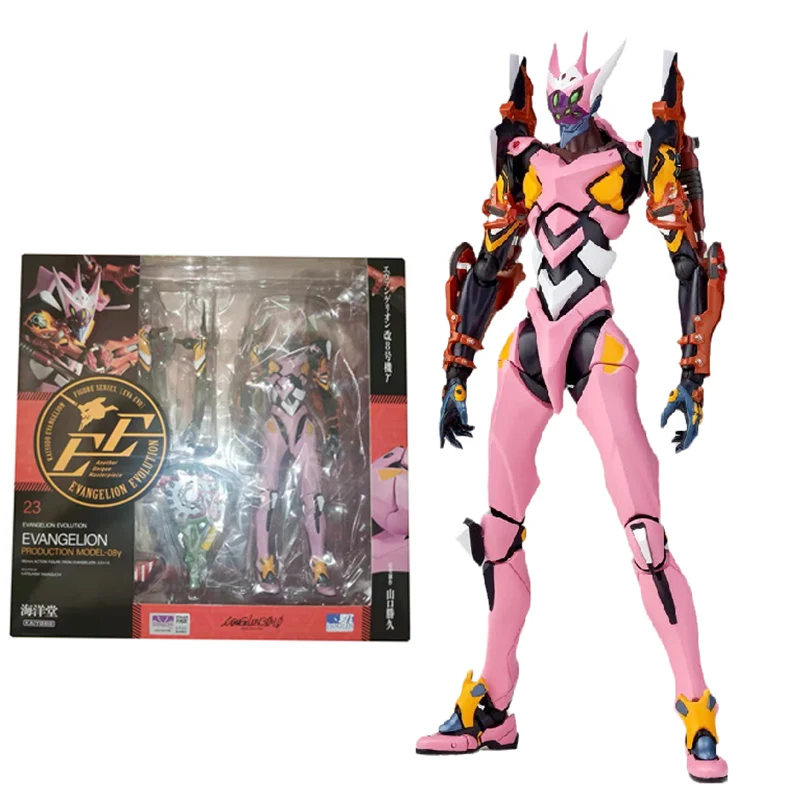

In Stock Original KAIYODO EVANGELION EVOLUTION EV-023 EVAGELION：NEW THEATRICAL EDITION EVA-08 Anime Figure Model Action Toys