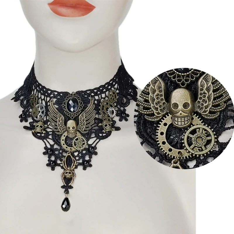 Рисунок 5 - Готическое кружевное колье с цветочным