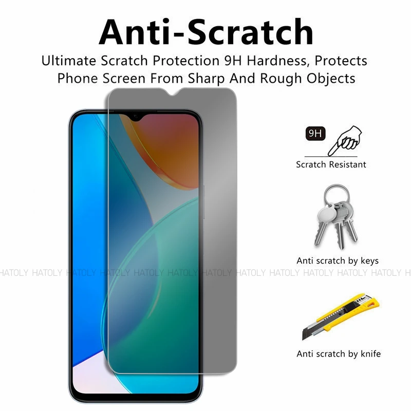 2/4 шт. противошпионская Защита экрана для Honor X6 4G закаленное стекло полная клейкая