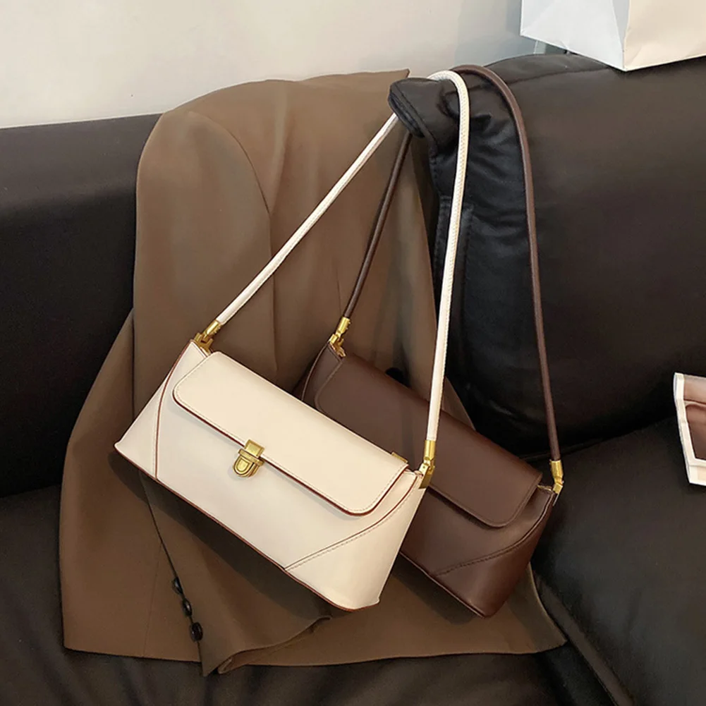 

Женская сумочка из искусственной кожи в стиле ретро, модный клатч, маленькая сумка-тоут на плечо, женские повседневные сумки для покупок, су...