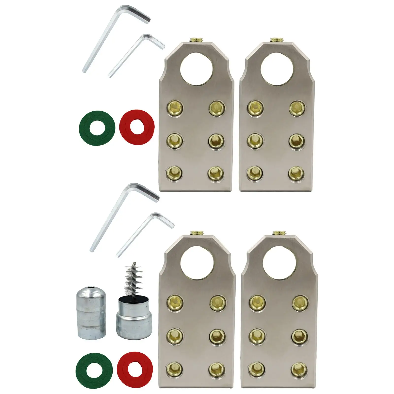 

Зажим клемм положительного и отрицательного аккумулятора с гаечным ключом M4 M5 для грузовика