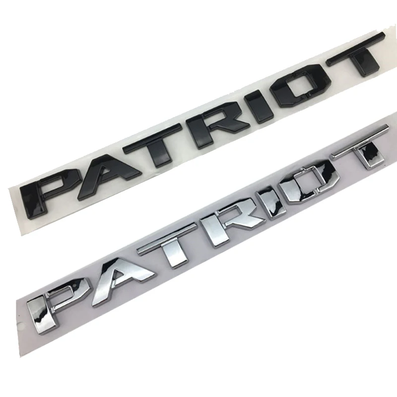 

Модификация боковой эмблемы переднего багажника для Patriot табличка с эмблемой Фирменная пластинка задний багажник Автомобильная Наклейка А...