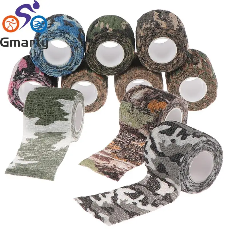 

4.5M Hunt Disguise Elastoplast Camouflage Elastic Wrap Tape Self Adhesive Sports Protector Ankle Knee Finger Arm Bandage