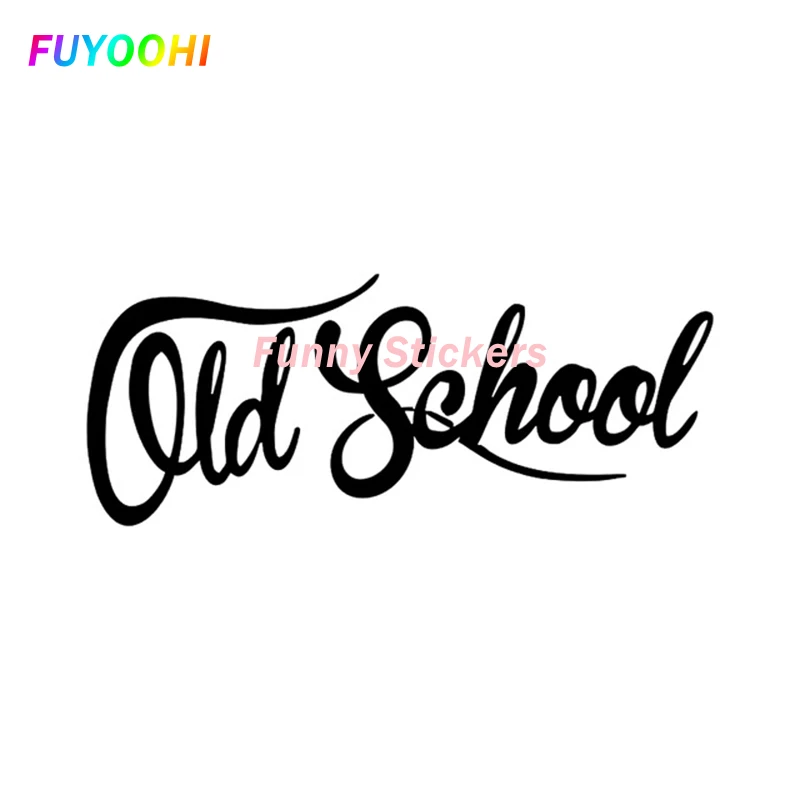 

FUYOOHI Play Stickers Old School Funny Vinyl Car Sticker Waterproof Car Decal Stickers on Car Truck Bumper Rear Window Laptop