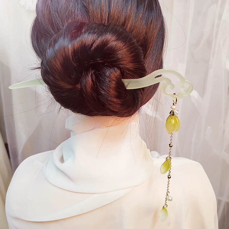 

Chinese Hanfu Hair Stick Hair Accessories for Women Acetate Hairpin