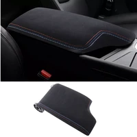 for bmw e46 model 1999 2004 microfiber leather armrest car center console lid auto padded center storage box cover replacement