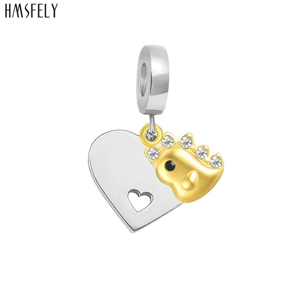 Симпатичный дизайн с динозавром HMSFELY подвеска для самостоятельного изготовления