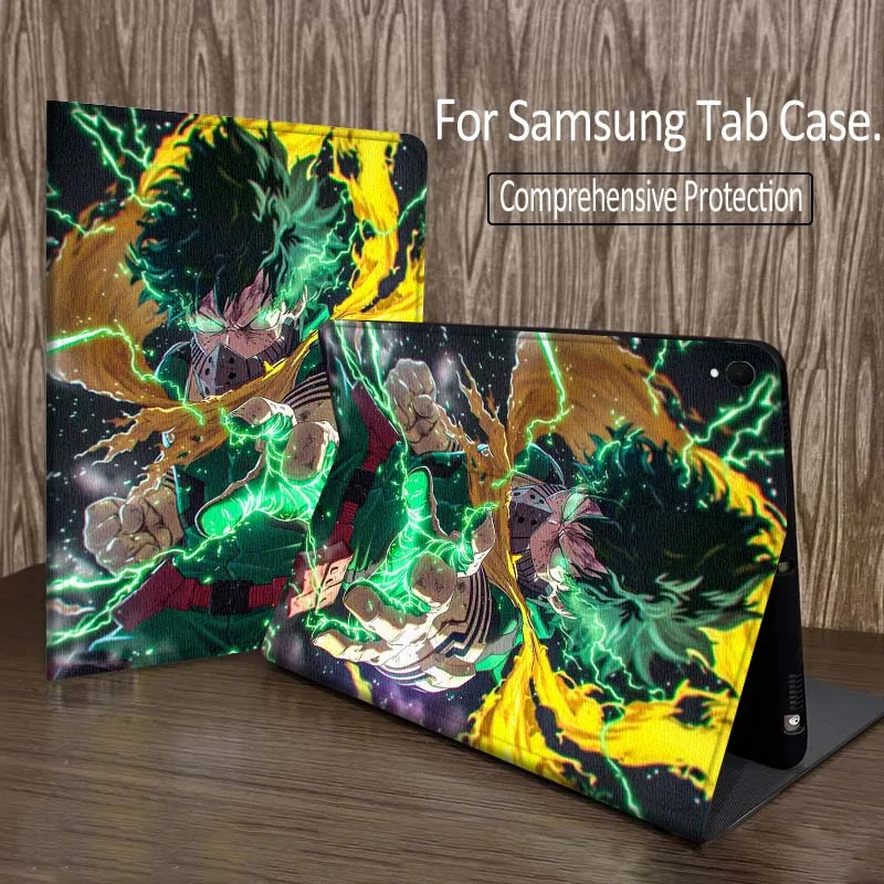 Фото Чехол для планшетов Samsung Galaxy Tab A A7 A8 A9 A11 S6 S11 Lite Plus 10.1 10.4 10.5 дюймов 2022-2025 годов выпуска, серия My H-Heros A-Academys №2