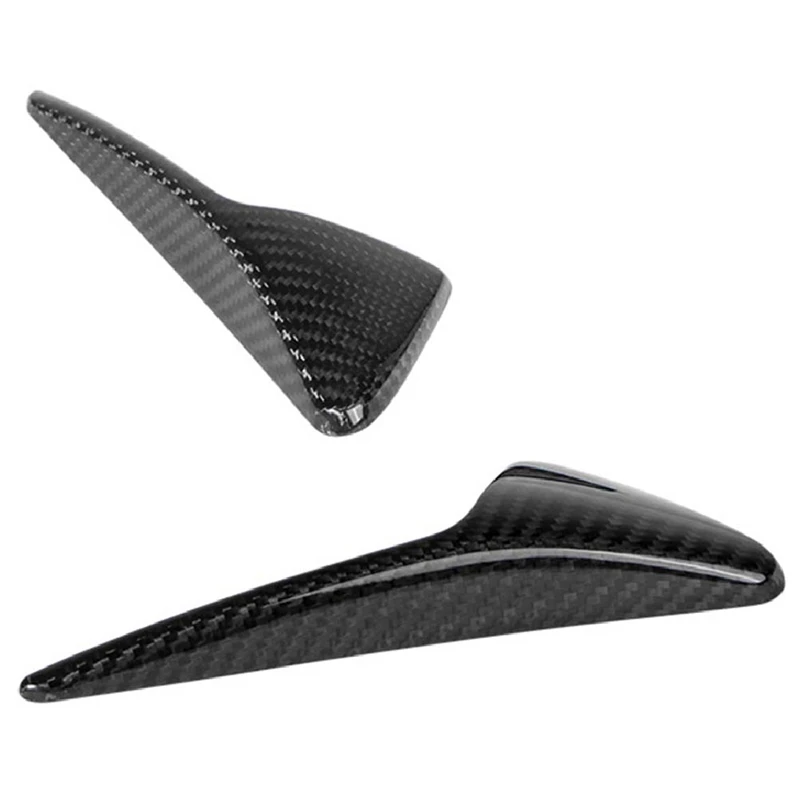 

Real Carbon Fiber Side Camera Protection Cover Car Accessories Fender Trim Sticker For Tesla Model 3 Y X S
