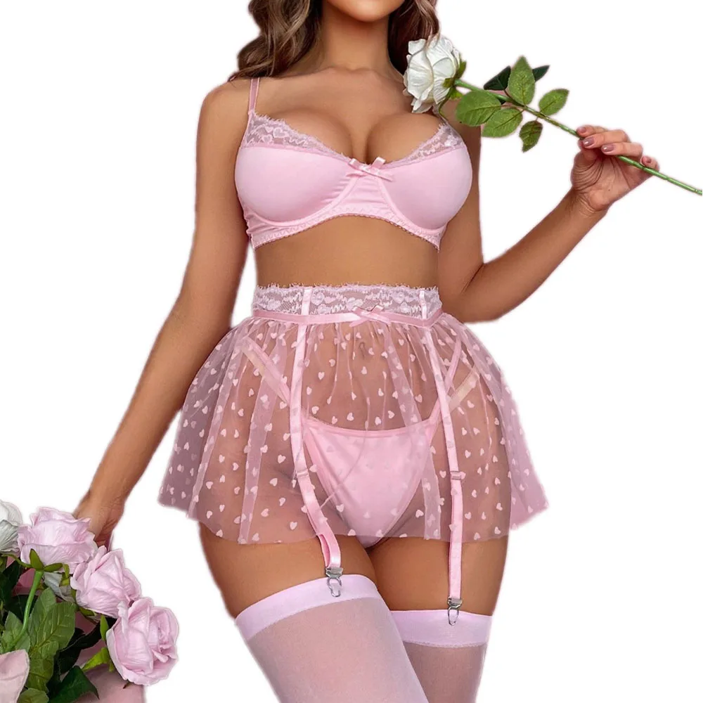 

Новые женские костюмы, Кружевное Изящное нижнее белье, женское чувственное нижнее белье, женское порно, Комплект эротического белья из 3 предметов, поставщик