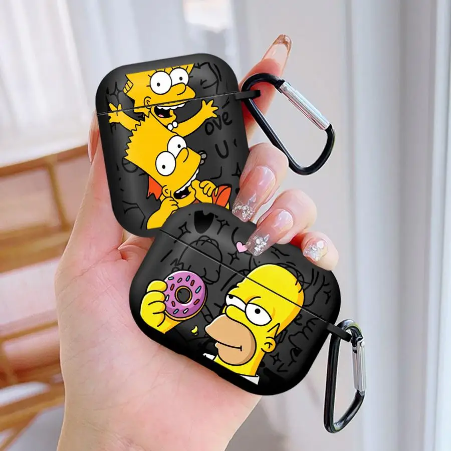 Фото Крутой чехол с изображением Симпсонов для Airpods Pro 2 Pro2 3 Pro3 4 1, чехол для наушников №4
