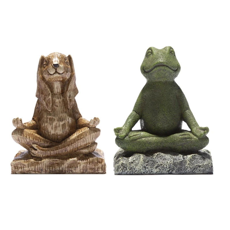 

Mini Yoga Statue Meditating Zen Buddhism Garden Decoration Accessories Yoga Figurine Decoration