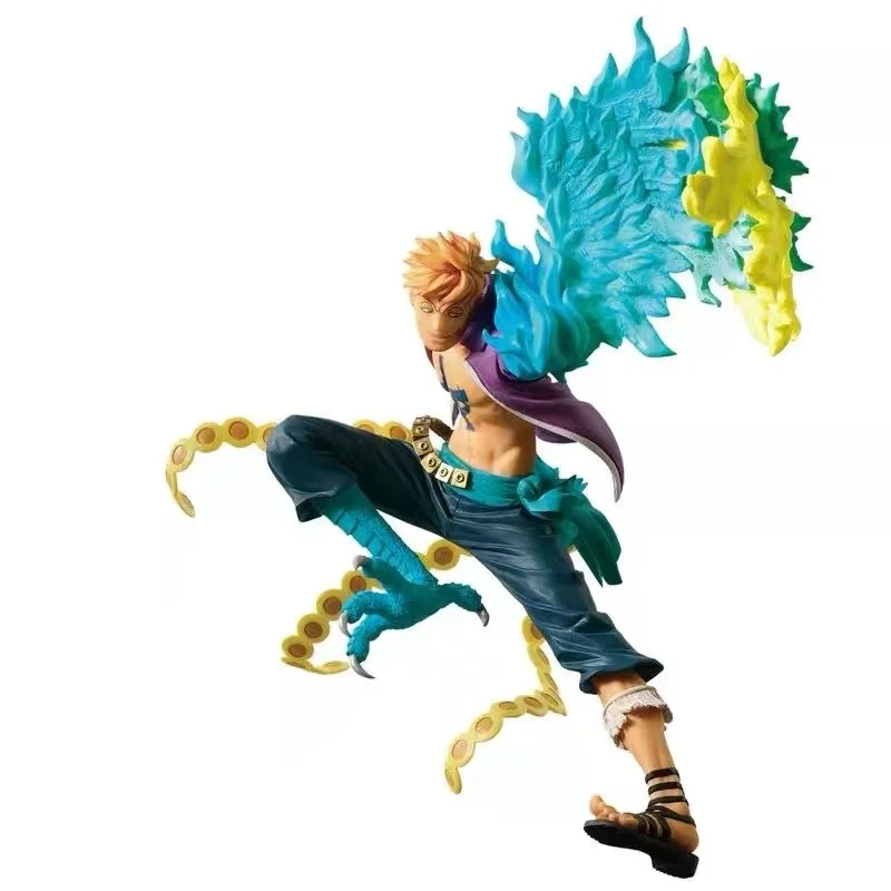 

20cm One Piece Anime Action Figure Marco Classic Toys Bird Fruit Eudemons Phoenix Form Flying Status Handsome Children's Gifts