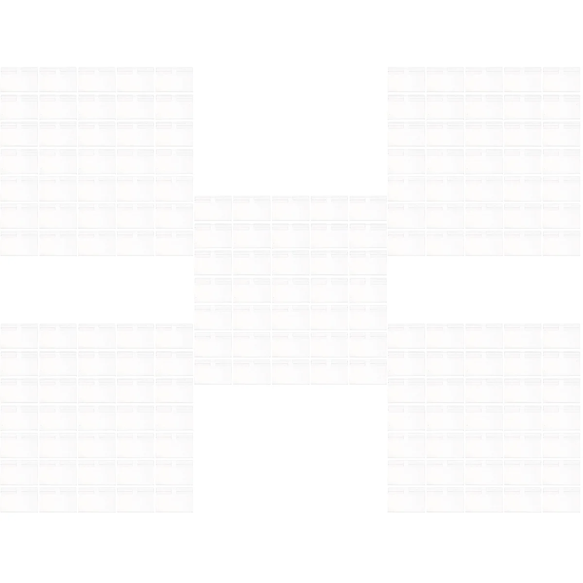 

250 шт. держатель бирки, прозрачный держатель этикеток, удобный зажим для этикеток в супермаркете по розничной цене