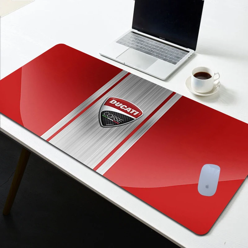 

Большой коврик для мыши Ducati, игровой коврик для ноутбука, аксессуары для настольных компьютеров, нескользящий коврик для клавиатуры, шкафа, ...