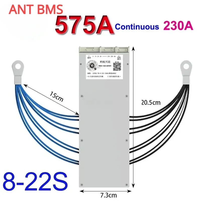 Умная плата защиты аккумулятора Ant BMS Bluetooth Smart с балансировкой