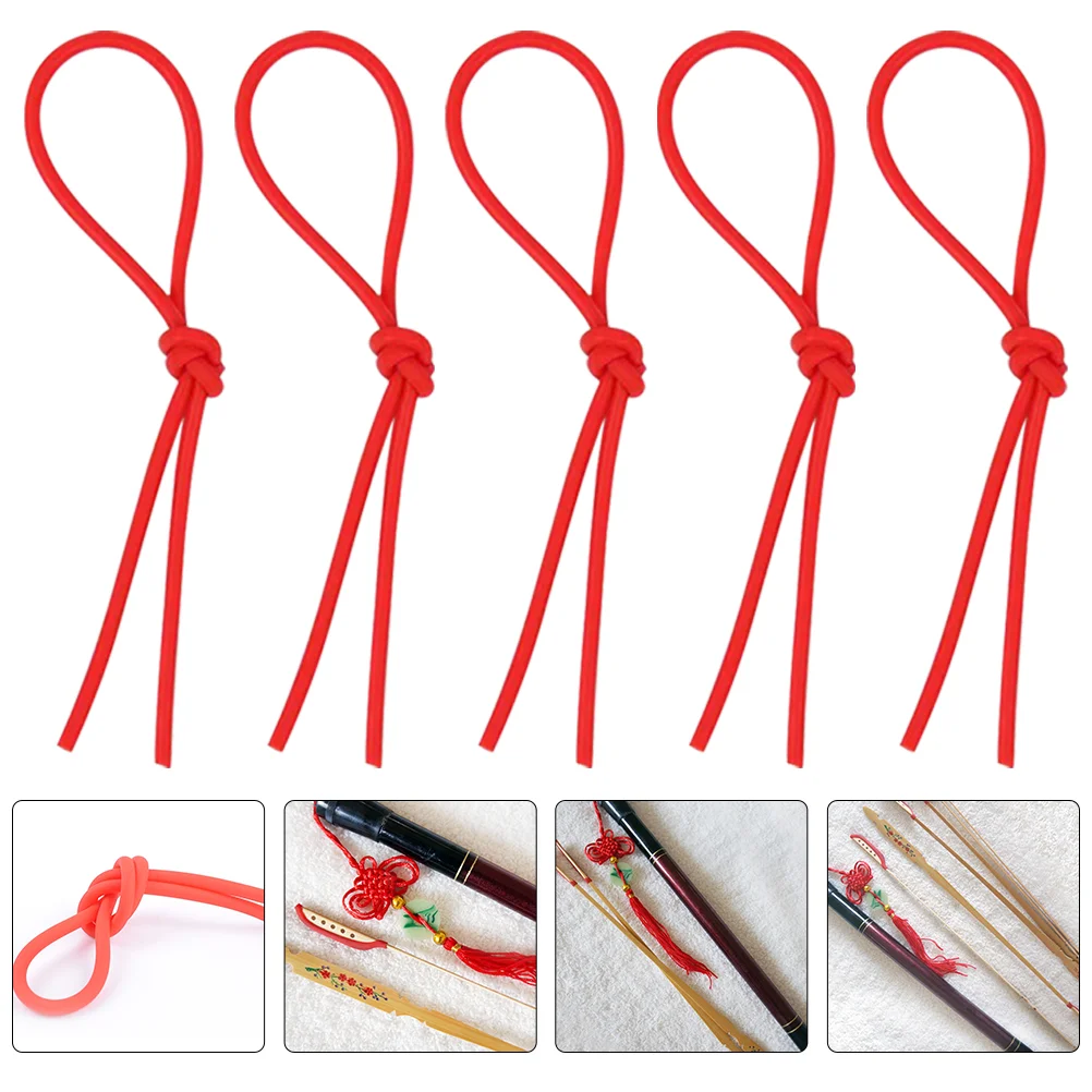 10 шт. бамбуковая трубка Dulcimer эластичная резиновая труба Yangqin антиокислительные