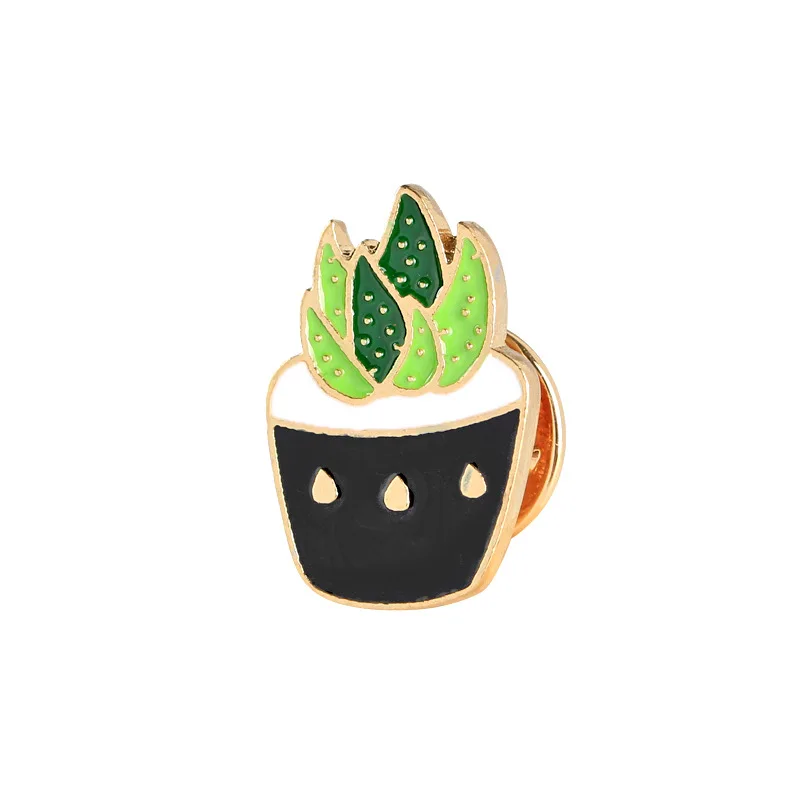 Plant Cactus Succulent Pins Brooch Lapel Badges Men Women Fashion Jewelry Gifts Adorn Backpack Collar Hat images - 6