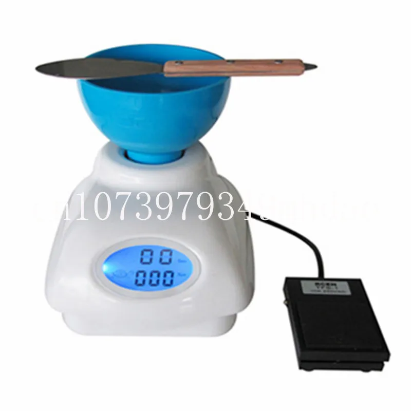 

Dental Equipment Alginate/Die Stone Mixer Impression Material Glass Lonomer Cement Plaster Mix Machine Speed Variable