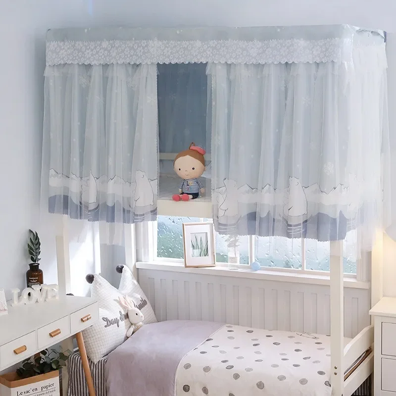 

Легкие занавески для кровати, полиэстер/хлопок, 1/2/3 шт