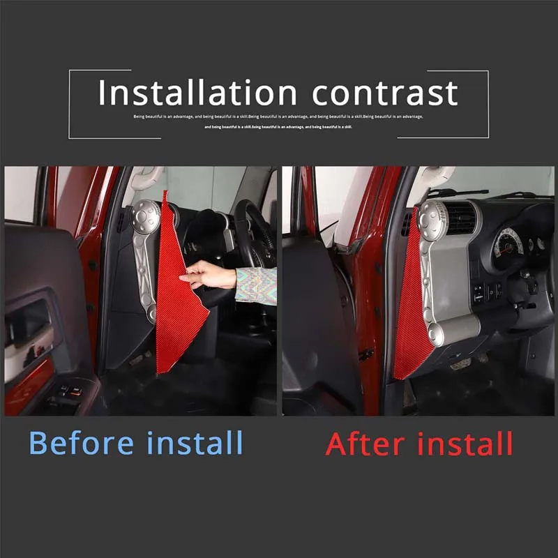 Для Toyota FJ Cruiser 07-21 приборная панель автомобиля боковая декоративная крышка