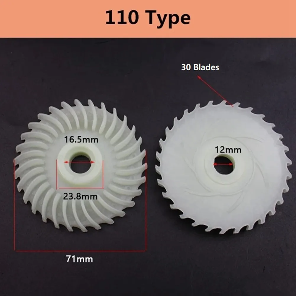 

Plastic Cutting Machine Rotor Fan Blade Impeller Motor Fan For 4100 Cutting Machine Rotor 110 Marble Machine Pneumatic Tool Part