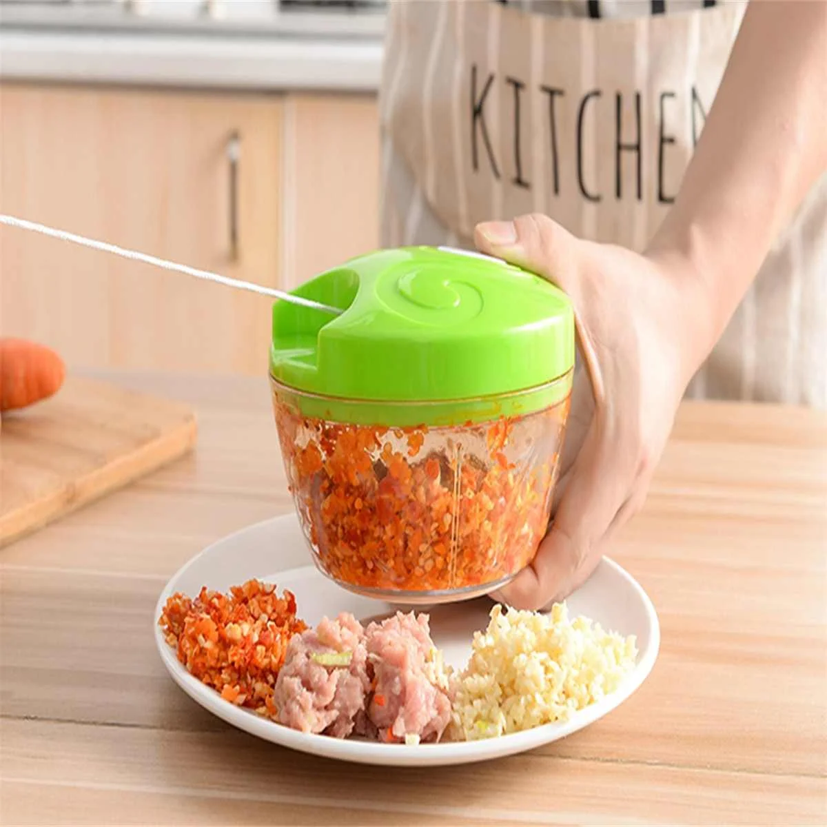 

Многофункциональный кухонный измельчитель, портативный ручной чеснок, Ручной Кухонный комбайн, кухонные гаджеты, слайсер