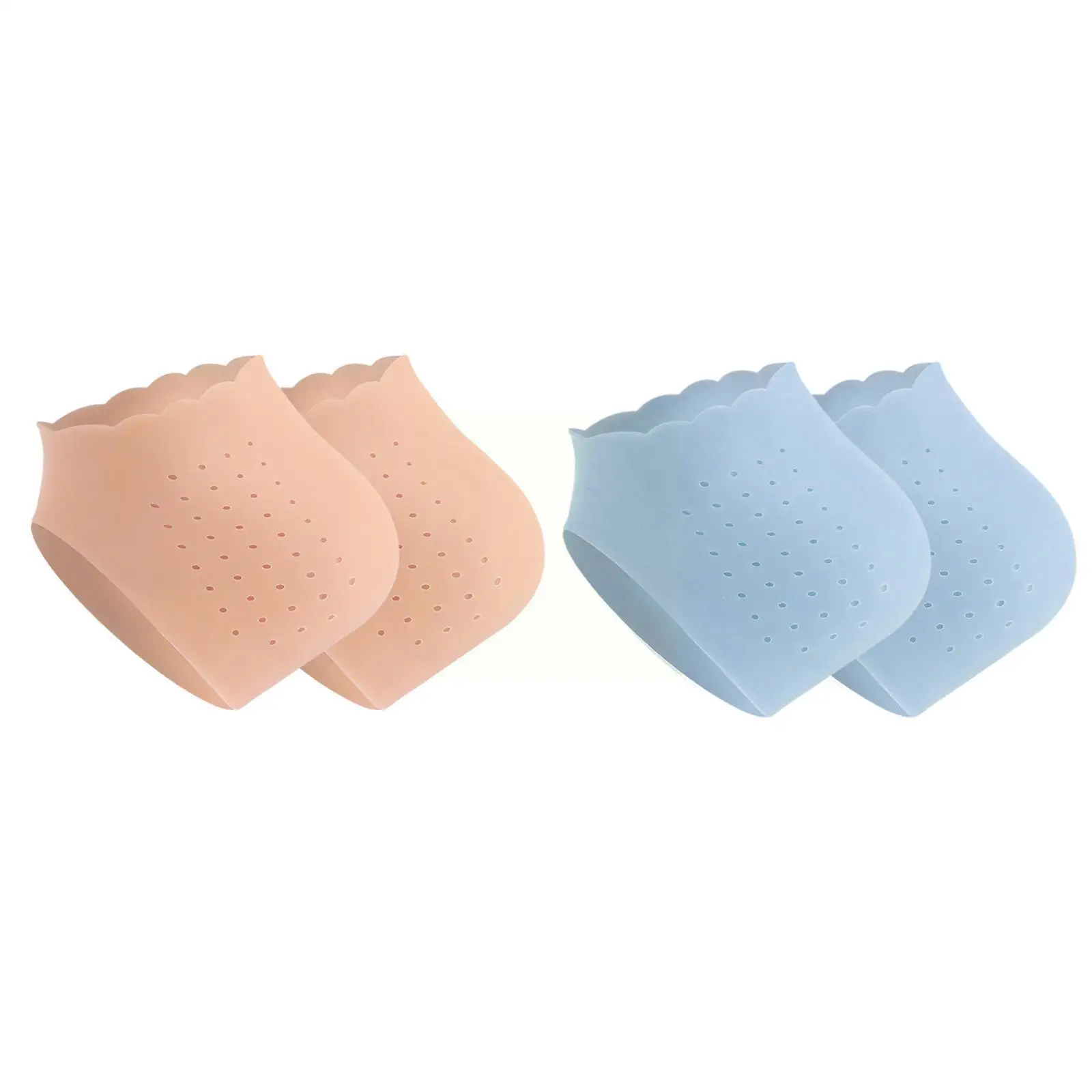 

New Silicone Heel Socks Women Heel Protectors Moisturizing Lace Feet Heel Gel Thin Care Cover I6N2