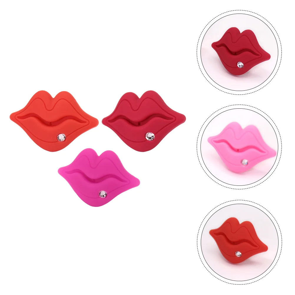 

3pcs Baby Soothing Pacifiers Funny Infant Chew Teethers Silicone Biting