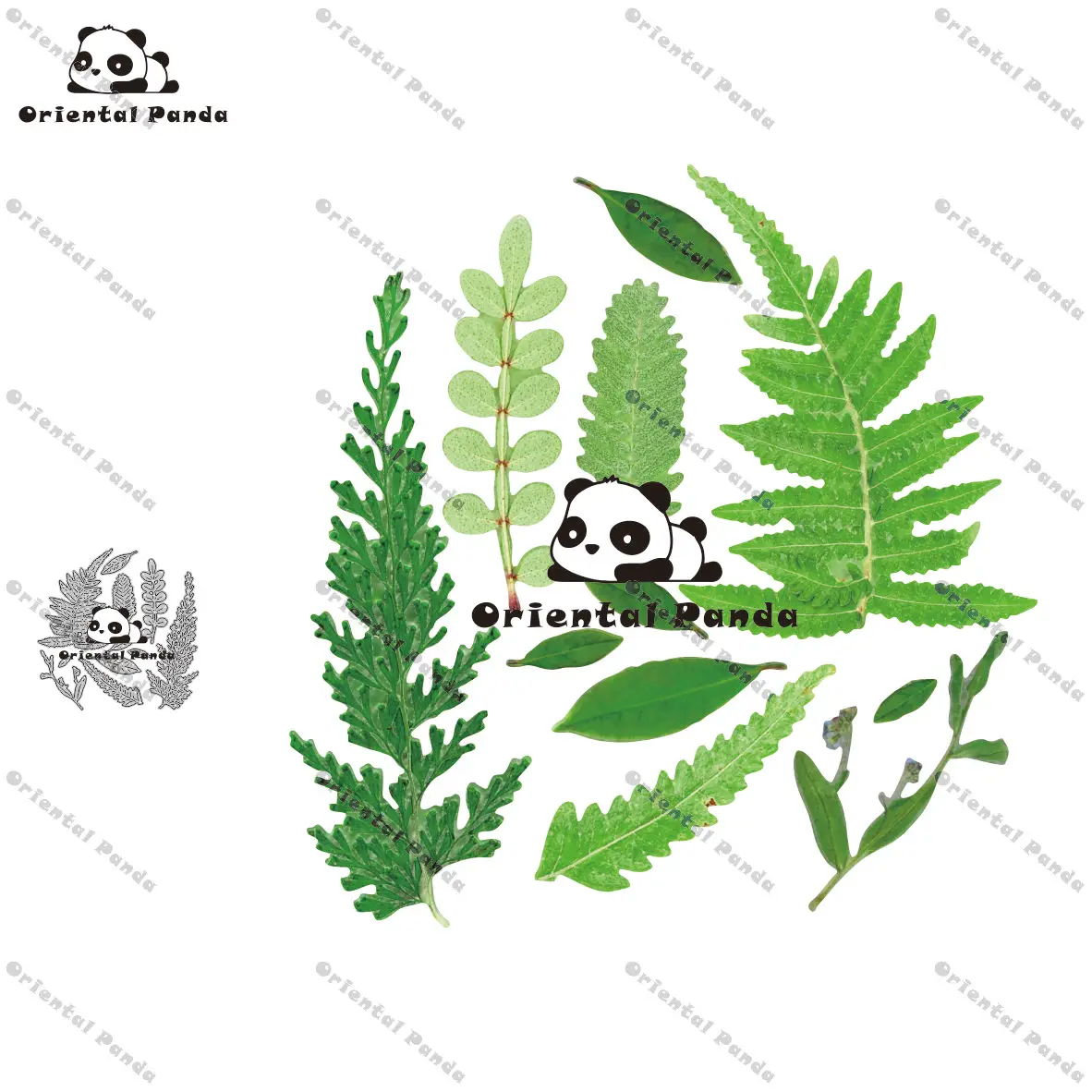 

Green forest cutting die 2022 metal cutting die new stamp making