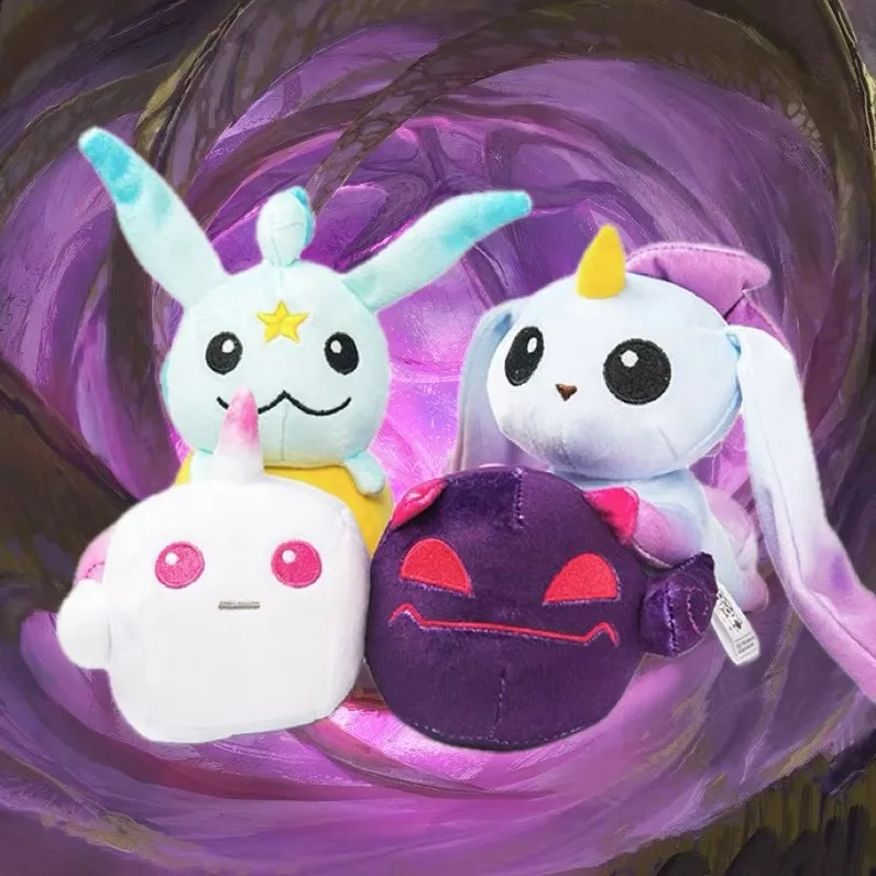 Мини-плюшевый набор Star Guardian из 4 предметов Jinx Lulu Janna оригинальная упаковка