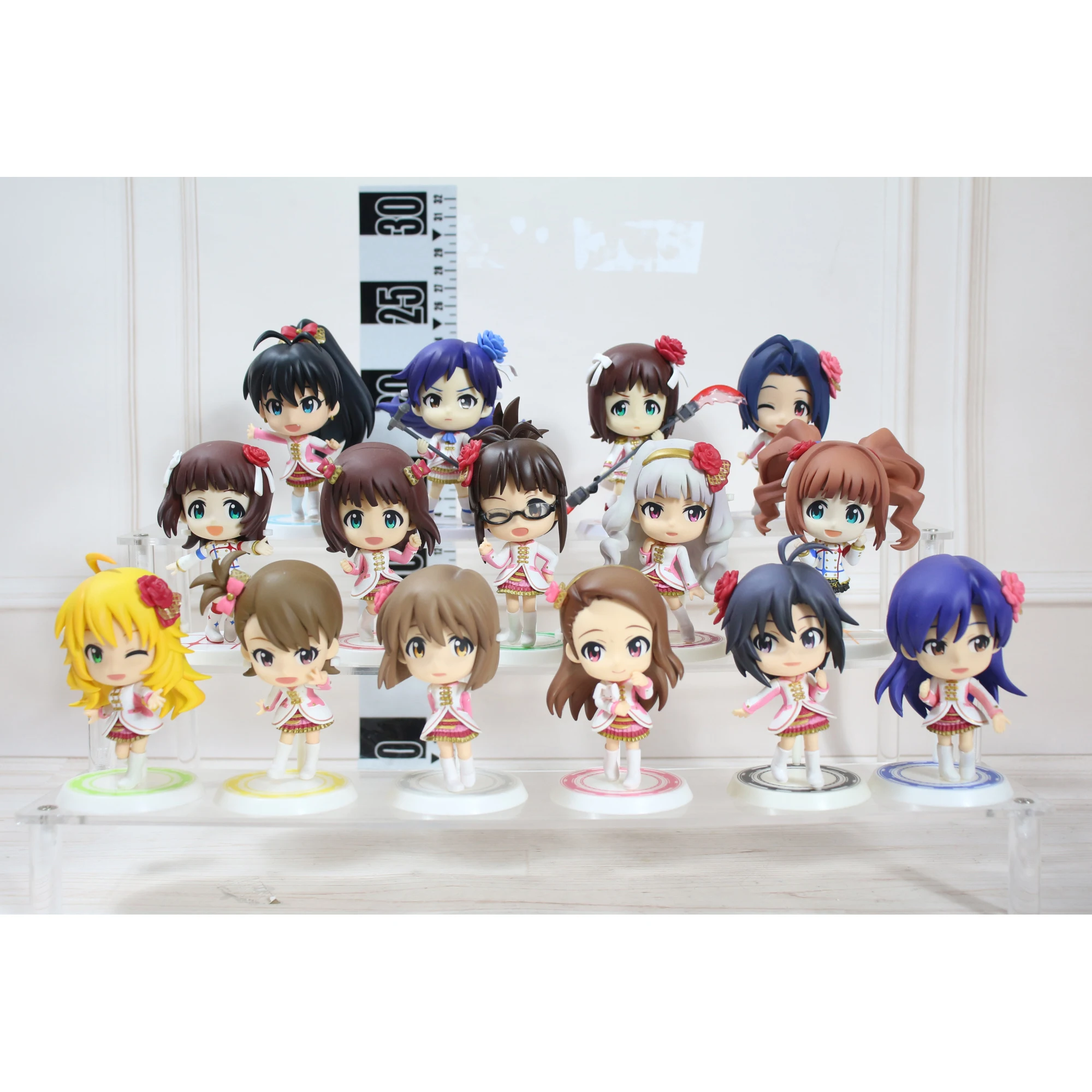 

THE IDOLM@STER Action Figure Yayoi Takatsuki Miki Hoshii Haruka Amami Chihaya Kisaragi Anime EX CASHAPON Q Version Model Toys