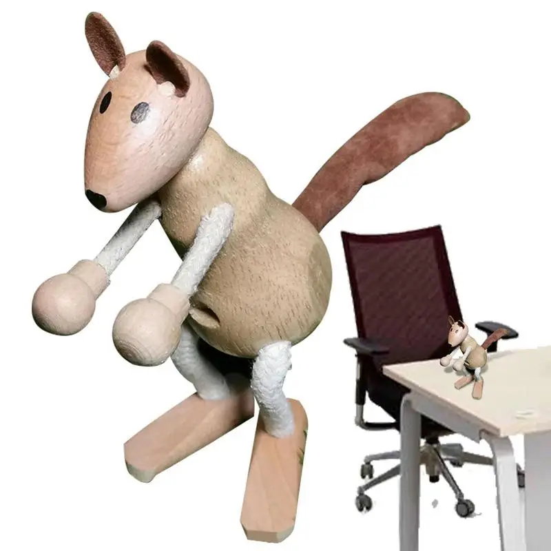

Figurine Wooden Wood Figurine Statue Wooden Animals Children's Puppet Toy Children's Toys Farm Small Barn Animal Art Home Decor