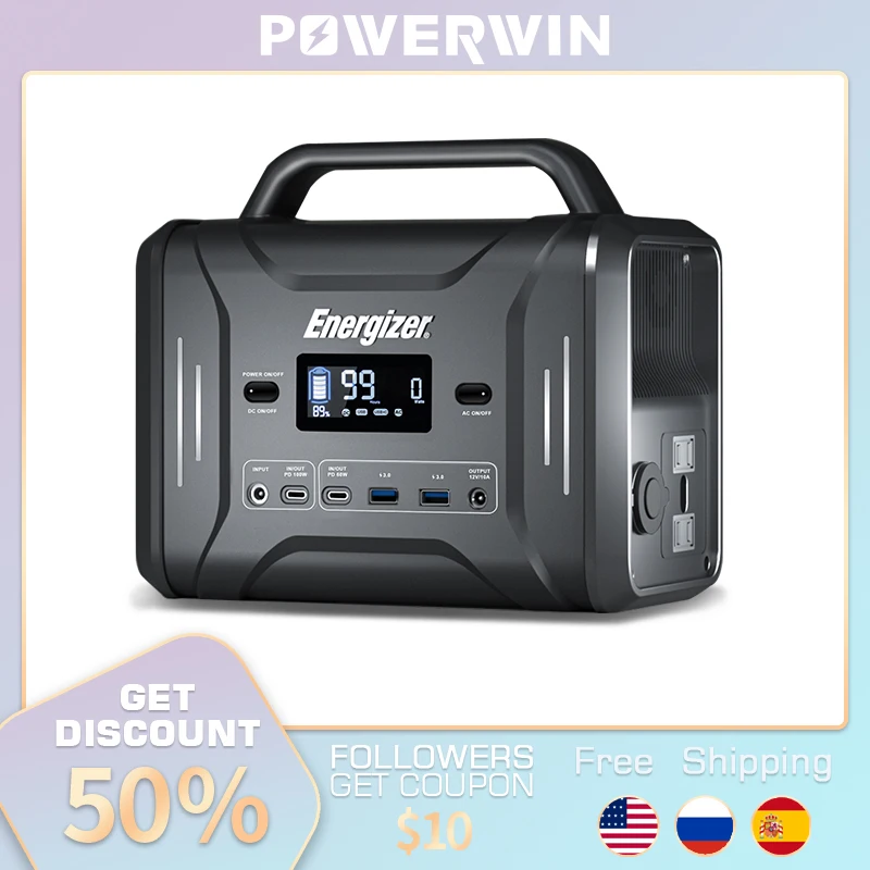 Мощный WIN 300 Вт/Вт PPS320 солнечный генератор PD100W с быстрым зарядным устройством