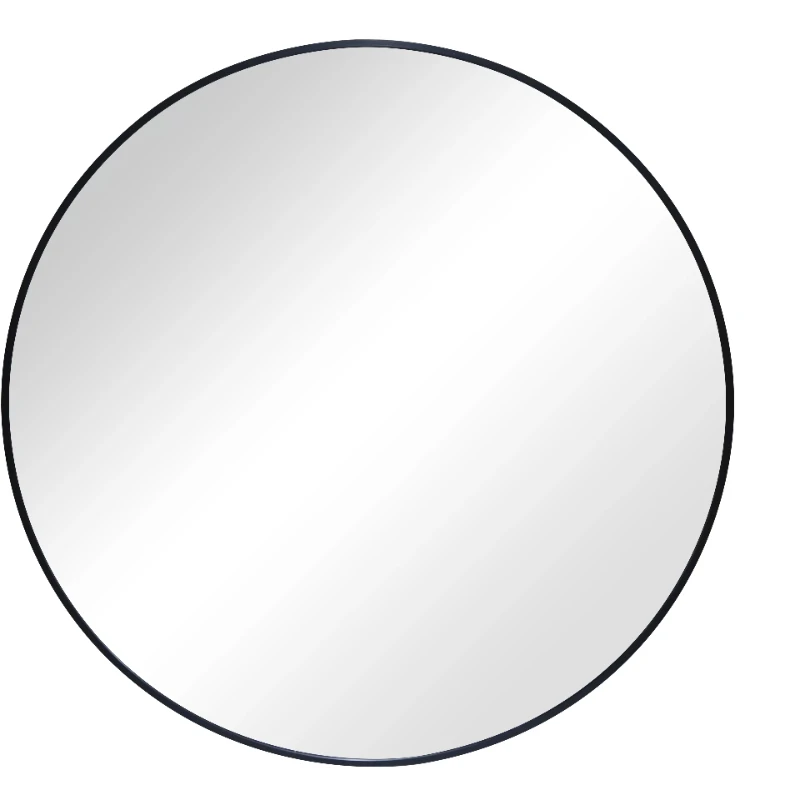 

Round Wall Mirror, 32'' Dimension, Black