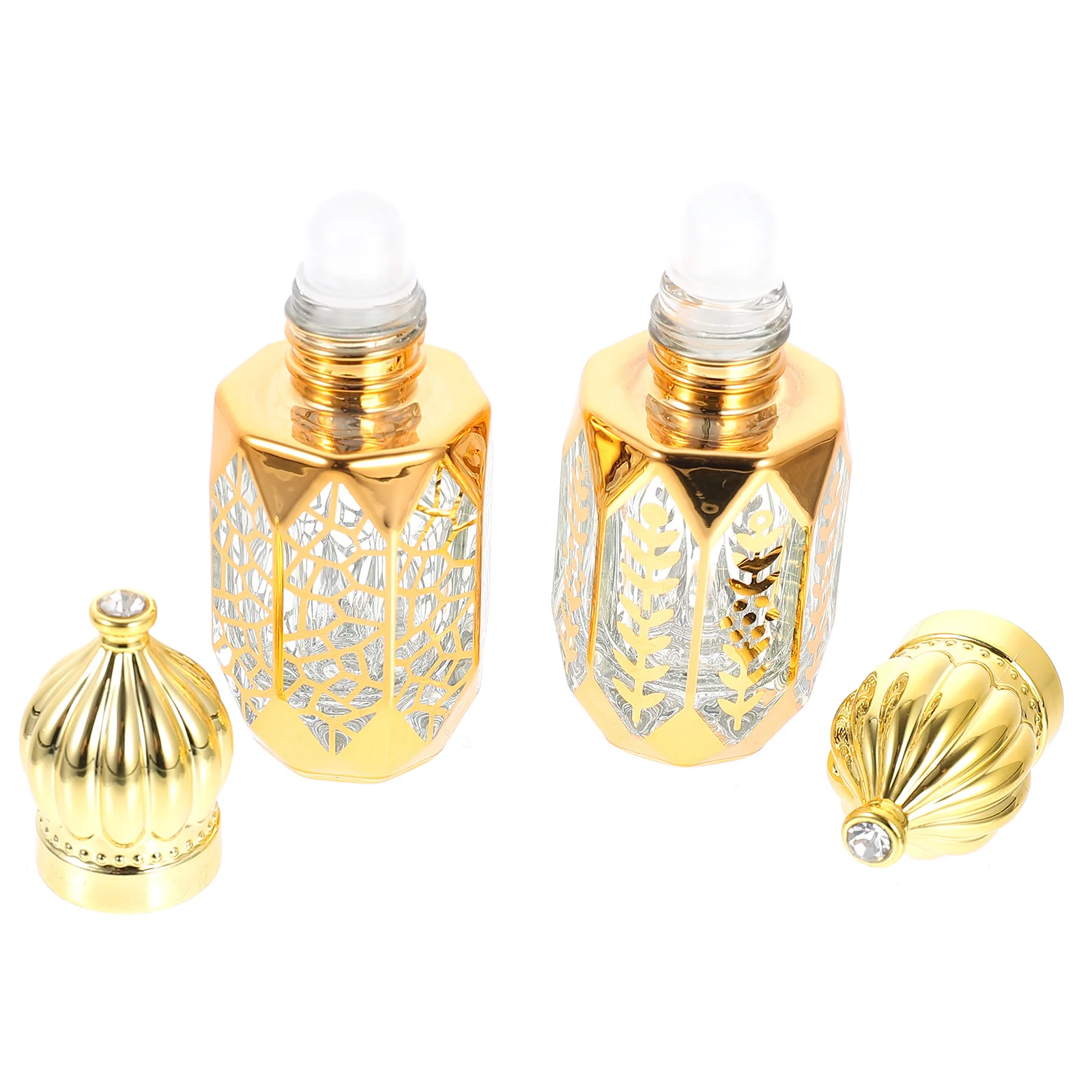 

2pcs Oil Roller Bottles Roll- On Bottles Bottle Roller Glass Bottle Glass Roll- On Bottles