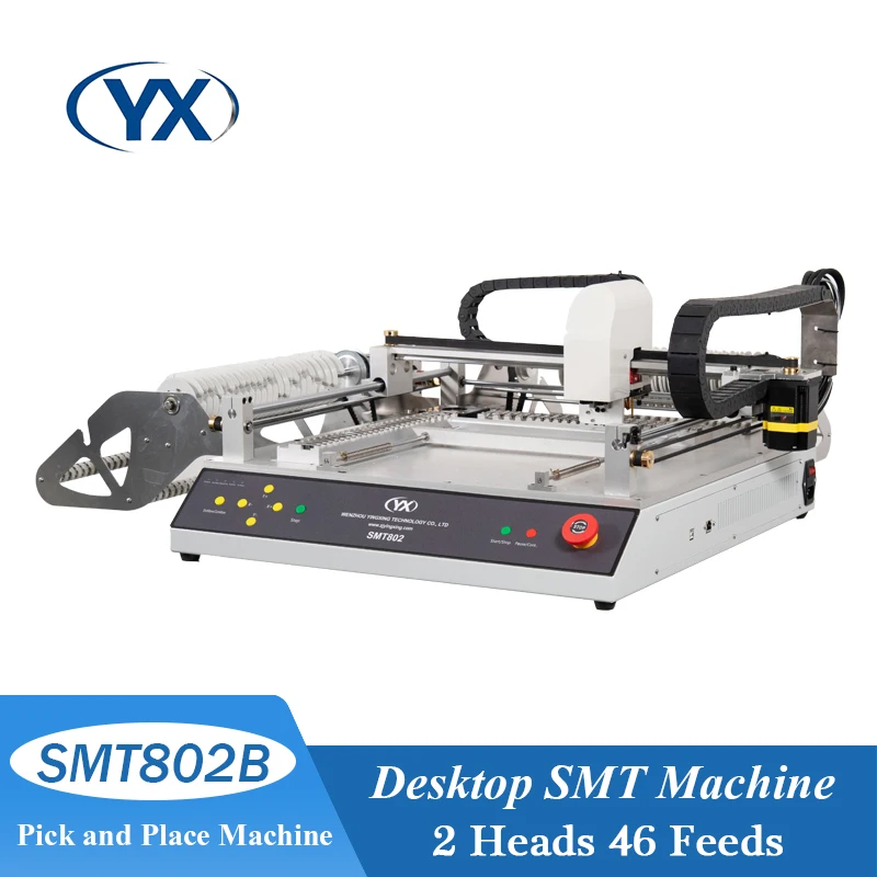 

SMT802B Automatic Small Desktop SMT Equipment Electronics Production Machinery Led Pick and Place Machine Pcb Production Line