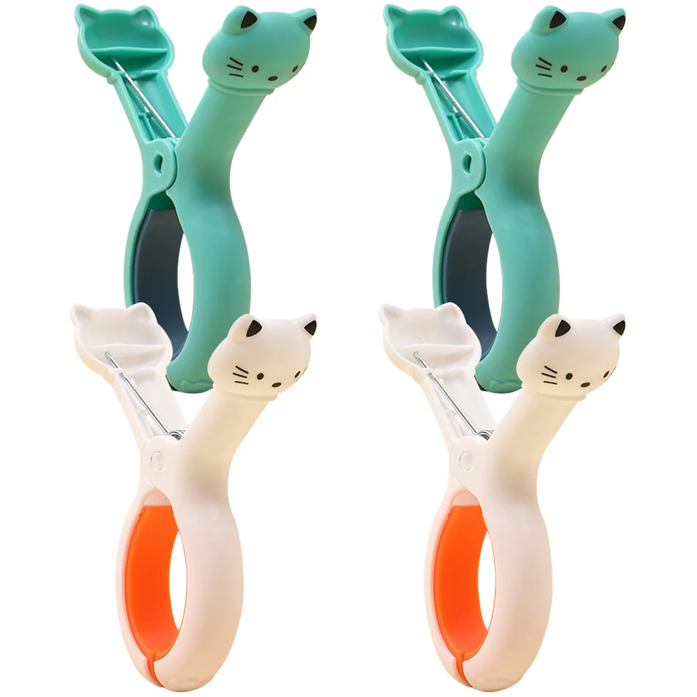 

4pcs Windproof Quilt Windproof Laundry Pegs Sturdy Clothes Clamps Clips Windproof Laundry Pegs Plastic Blanket Fixing Clamp for