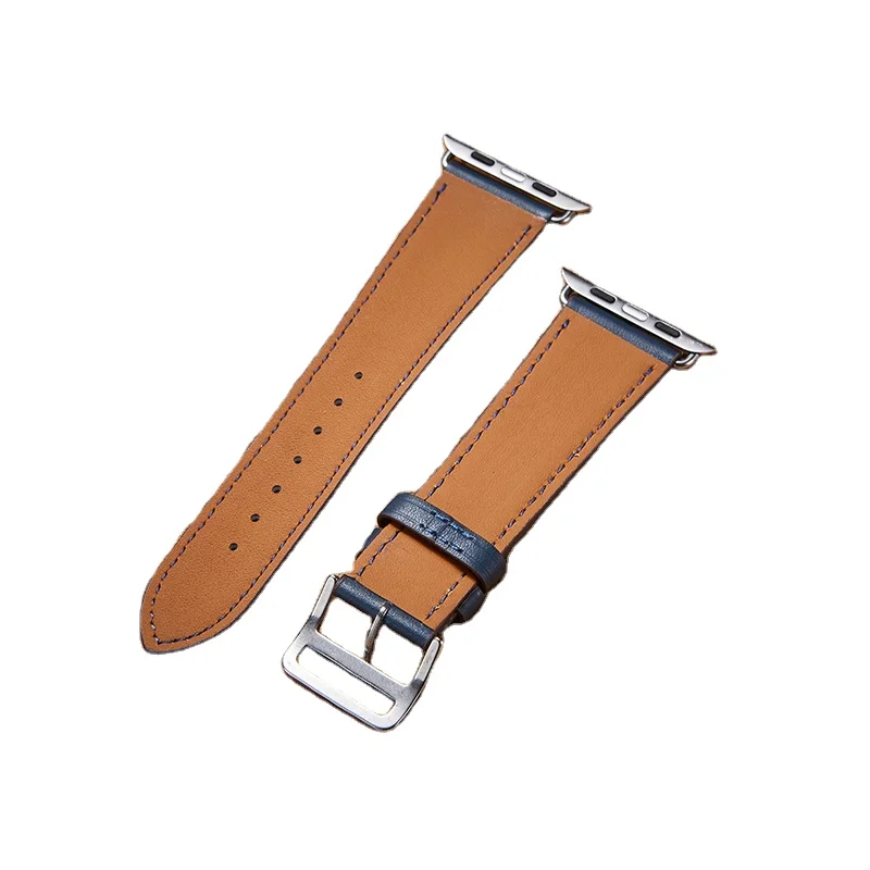 

Ремешок кожаный для часов в стиле ретро, стильный браслет для Apple Watch 44 мм 40 мм 42 мм 38 мм Se Series 6, браслет