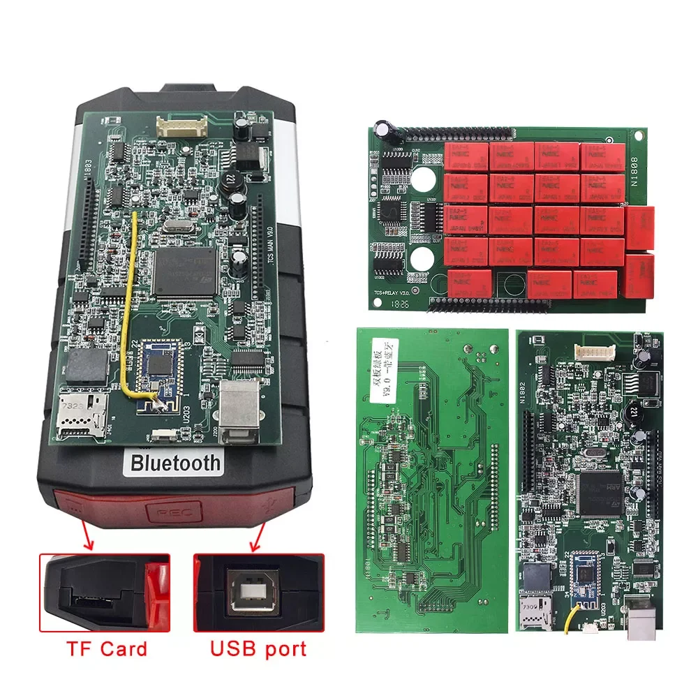 

Pro 2020.23 For TCS Pro V3.0 With 9241A NEC Relay With Keygen For Multi Trucks Bluetooth OBD2 Car Diagnostic Tool