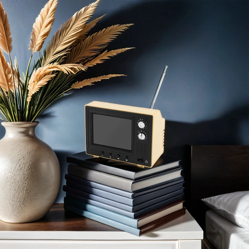 1:12 миниатюрный телевизор игровая видео мини-телевизор модель для гостиной