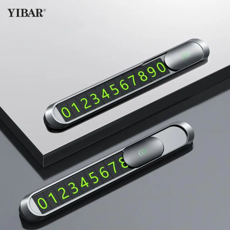 

Автомобильные аксессуары, светящаяся Автомобильная Временная парковочная карта, автомобильная наклейка, скрытая Автомобильная табличка с...