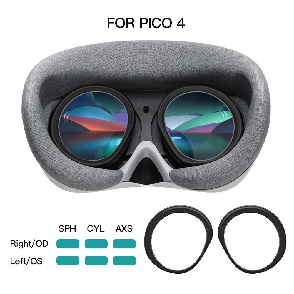 

Магнитные линзы для близорукости для Pico 4, оправа для очков с защитой от синего света, быстрая разборка, защита, линзы с диоптриями виртуальной реальности